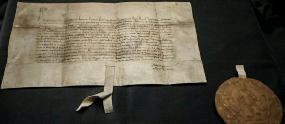 Text privilegia uděleného Karlem IV. pro Ostravu z roku 1362